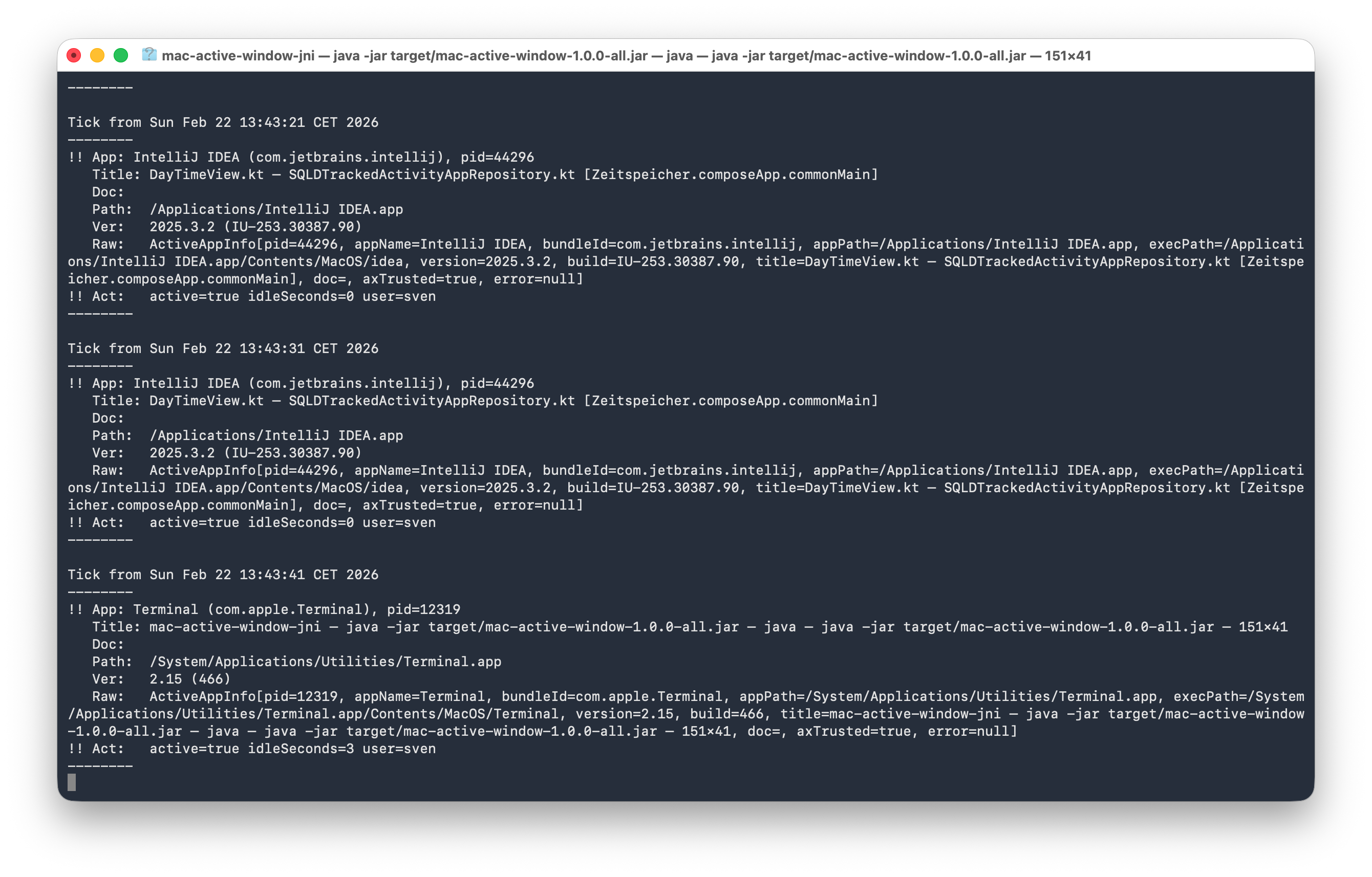 Erster Proof of Concept von Zeitspeicher.app